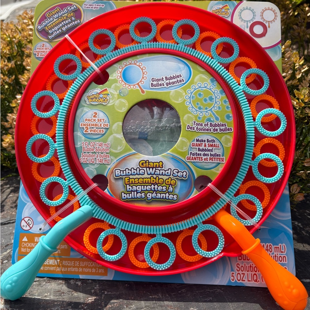 Vibrant Bubble Wand Set for Kids
